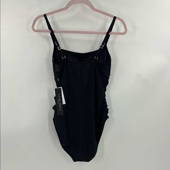 La Blanca Black One-Piece Swimsuit - Picture 2 of 5
